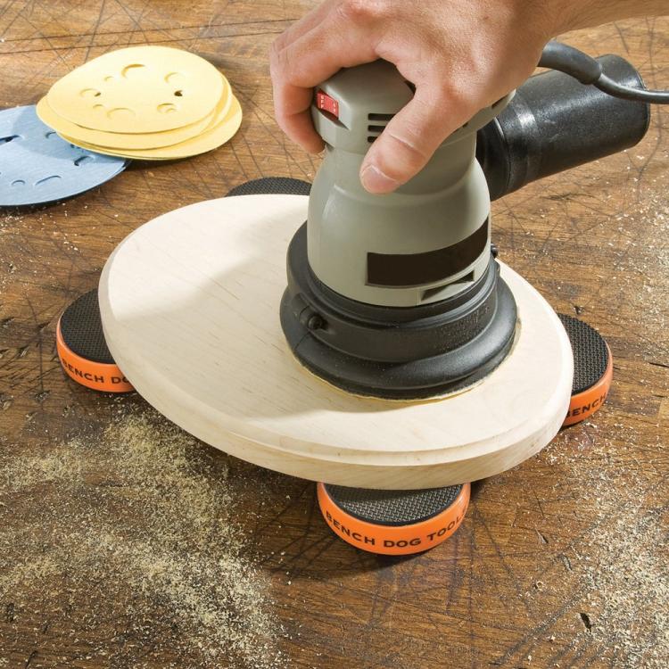 Bench Dog Bench Cookie Work Grippers Elevate wood to rout, sand, and carve