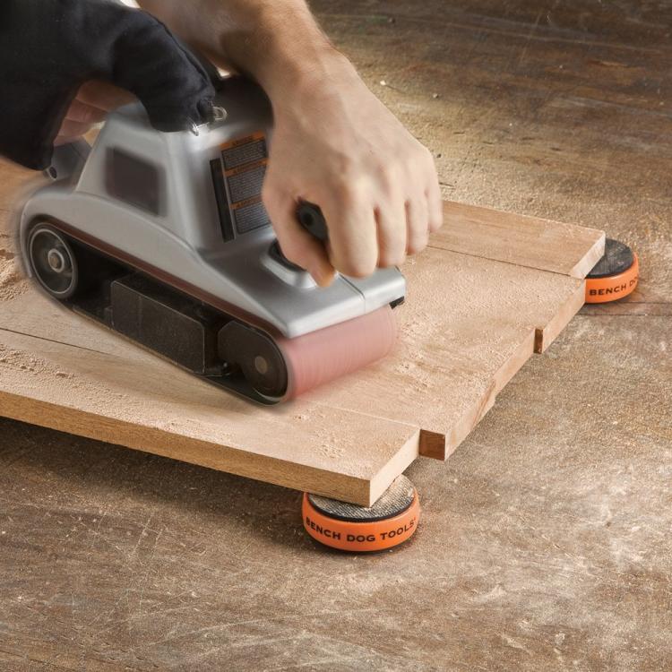 Bench Dog Bench Cookie Work Grippers Elevate wood to rout, sand, and carve