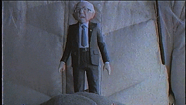 Bernie Sanders Action Figure - GIF
