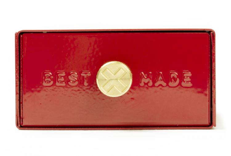 Best Made Sliding Metal Match Safe - Use handle to strike match