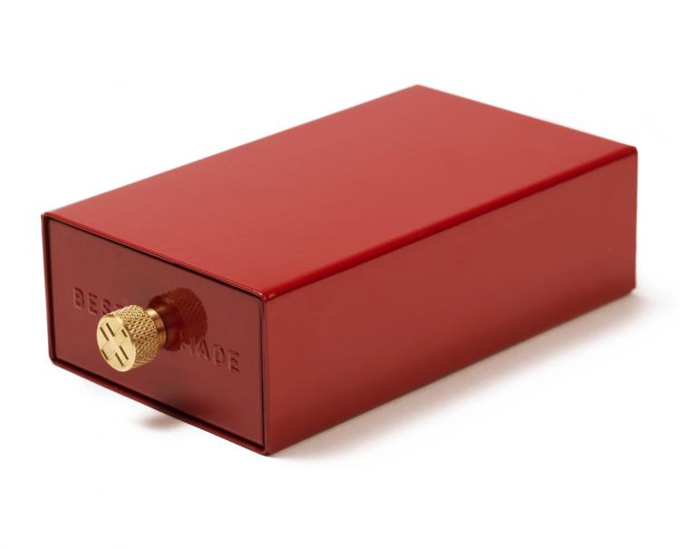 Best Made Sliding Metal Match Safe - Use handle to strike match