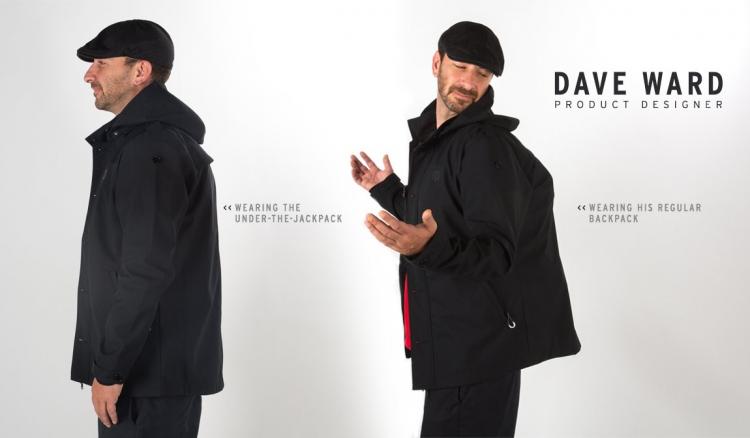Betabrand - Ultra-slim laptop bag - hides under jacket