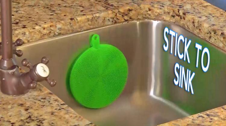 Better Sponge - Unique Multi-purpose sponge, jar opener gripper, oven mitt, pet hair collector - Incredible silicone fingers sponge