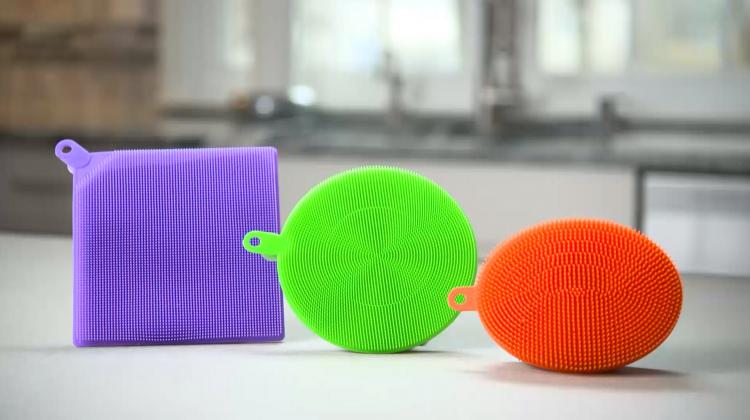 Better Sponge - Unique Multi-purpose sponge, jar opener gripper, oven mitt, pet hair collector - Incredible silicone fingers sponge