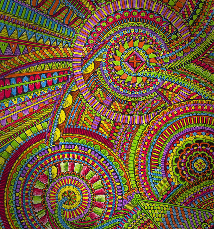 Between The Lines: An Impossible Coloring Book