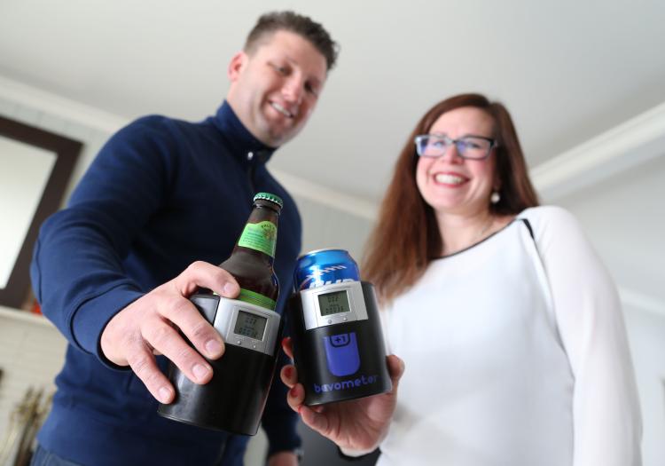 Bevometer Beer Tracking Koozie Counter