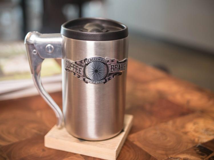 Coffee Brake Mug - Coffee Mug Uses Bicycle Brake Handle