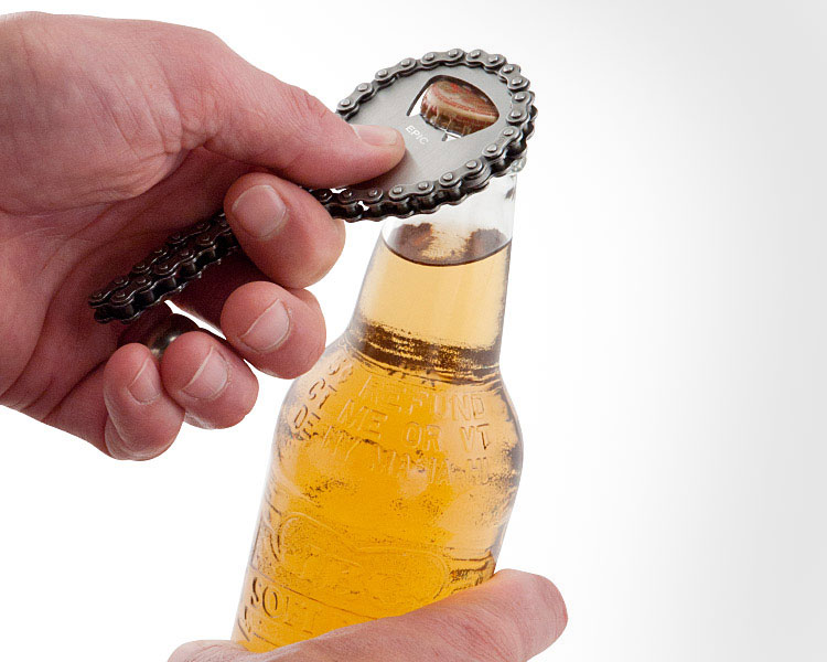 Bike Chain Bottle Opener