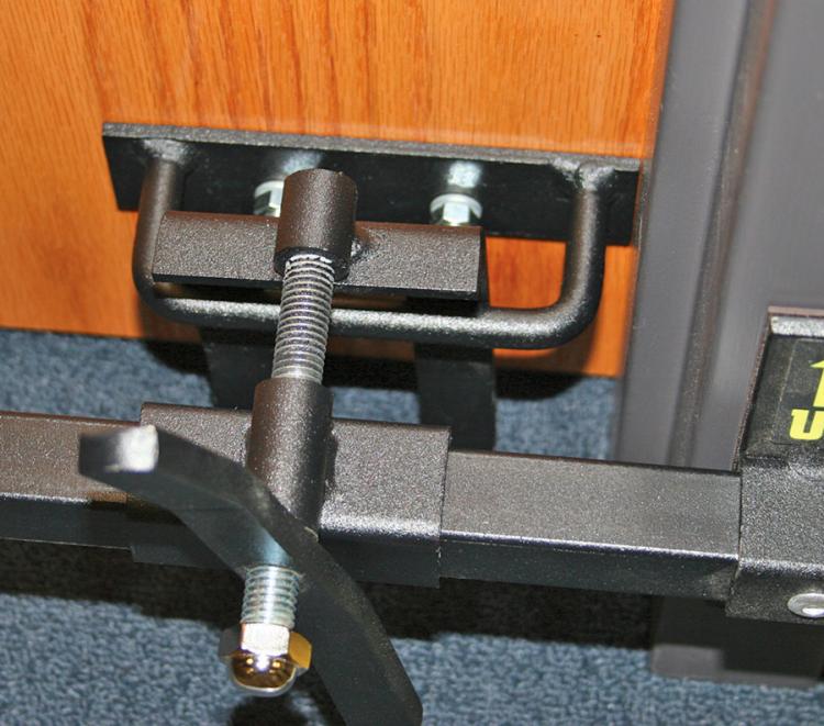 Bilco Intruder Defense System Locks Commercial Doors In Emergencies - School Door Emergency Lock