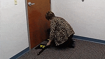 Bilco Intruder Defense System Locks Commercial Doors In Emergencies - School Door Emergency Lock