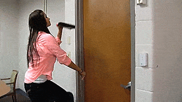 Bilco Intruder Defense System Locks Commercial Doors In Emergencies - School Door Emergency Lock