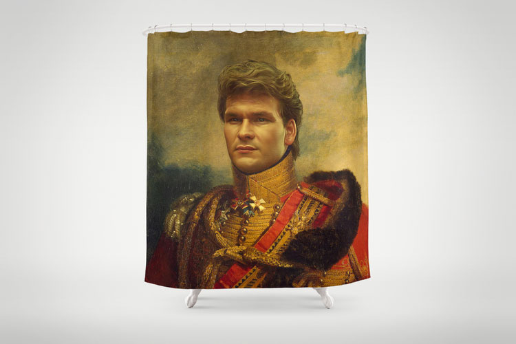 Patrick Swayze Shower Curtain