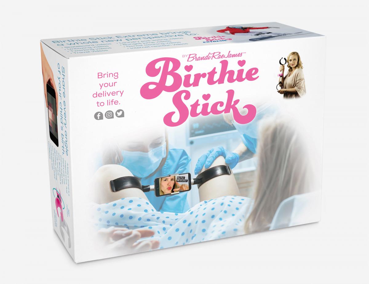 Birthie Stick Giving birth selfie stick let mount