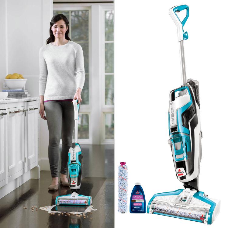 Bissel Crosswave Vacuum Wet-Dry Floor and Carpet Cleaner - Dual purpose floor cleaner