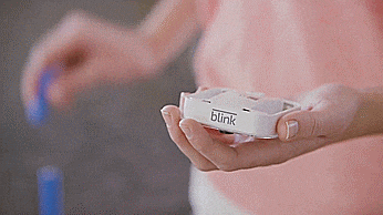 Blink Home Security Camera - Camera powered by 2 AA batteries - home camera only records when movement is detected
