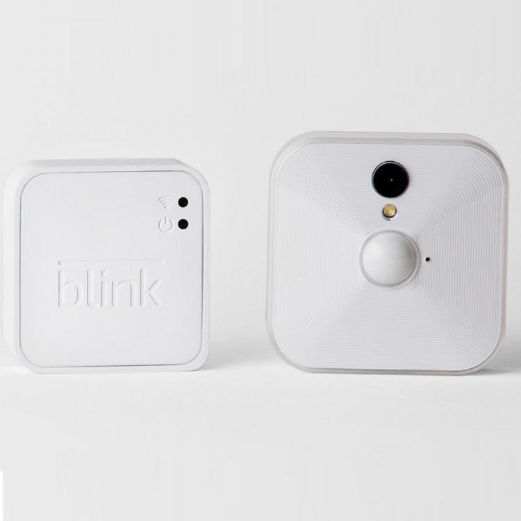 Blink Home Security Camera - Camera powered by 2 AA batteries - home camera only records when movement is detected