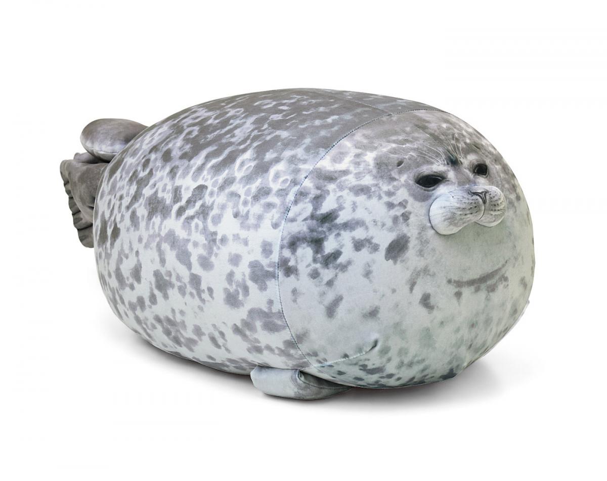 Chonky Seal Pillow - Realistic seal pillow cushion