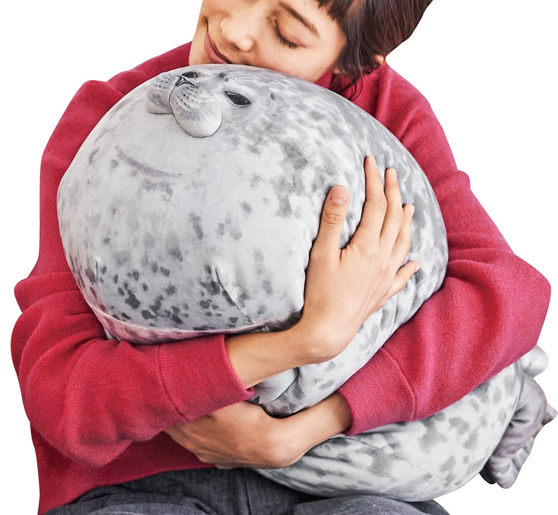 Chonky Seal Pillow - Realistic seal pillow cushion