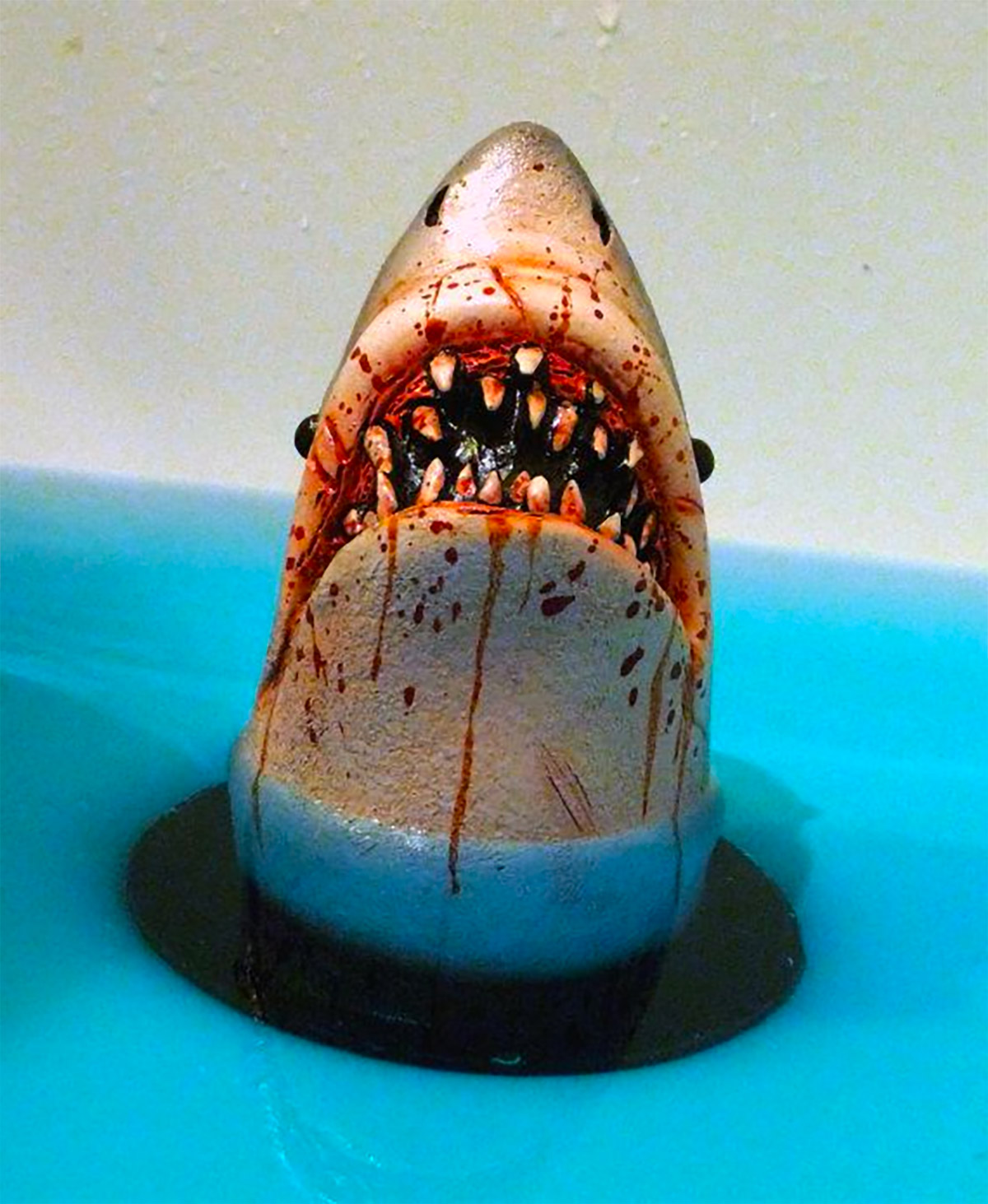 scary shark bathtub drain stopper