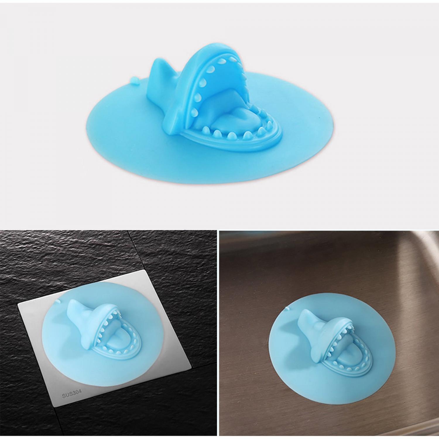 scary shark bathtub drain stopper