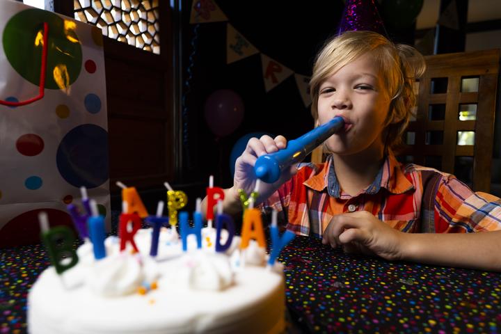 Blowzee Spit Free Cake Candle Blowing Device
