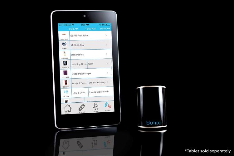 blumoo universal remote for smart phone, tablet, or smart watch