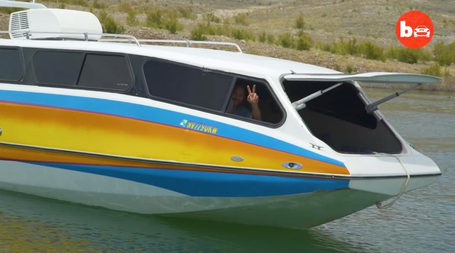 Boaterhome 3-in-1 van, boat, and RV - Half boat half van