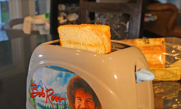 Bob Ross Toaster Toasts Bob Ross Face Onto Toast