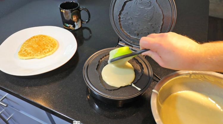 Bob Ross Waffle Maker