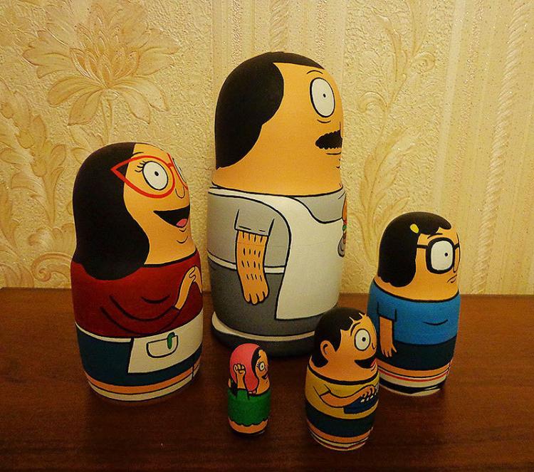Bob's Burgers Nested Dolls - Matryoshka Dolls