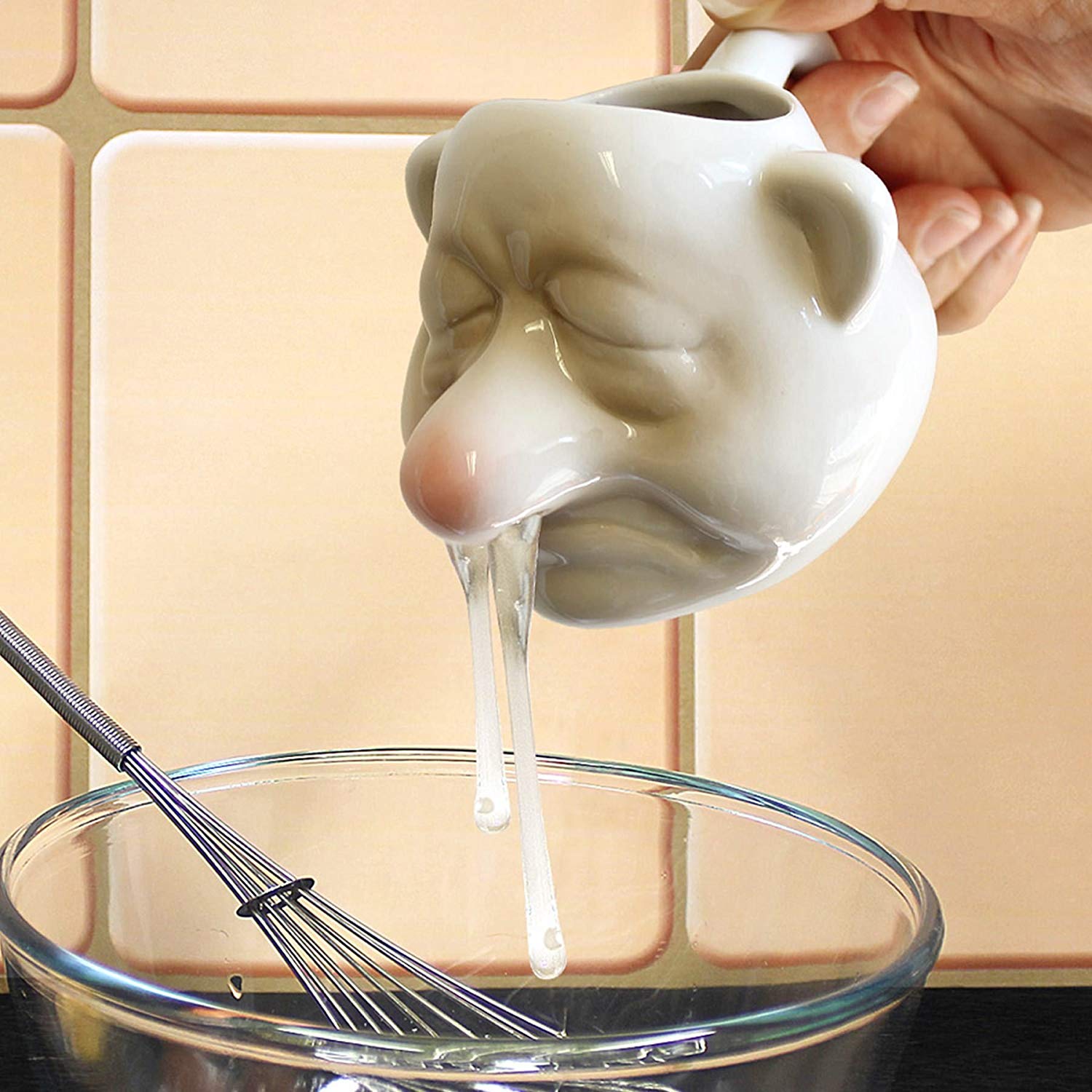 Funny Bogeyman Booger Man Snot Nose Egg Separator