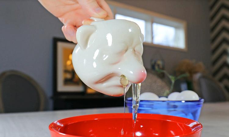 Funny Bogeyman Booger Man Snot Nose Egg Separator