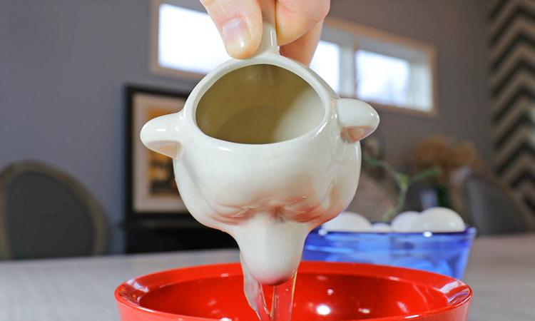 Funny Bogeyman Booger Man Snot Nose Egg Separator