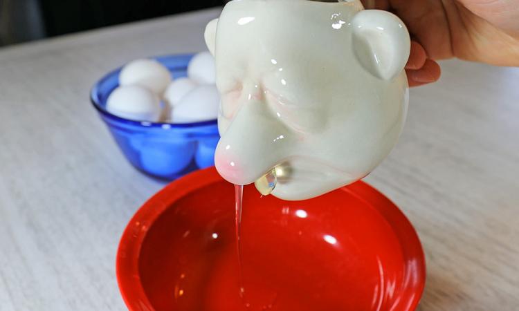 Funny Bogeyman Booger Man Snot Nose Egg Separator