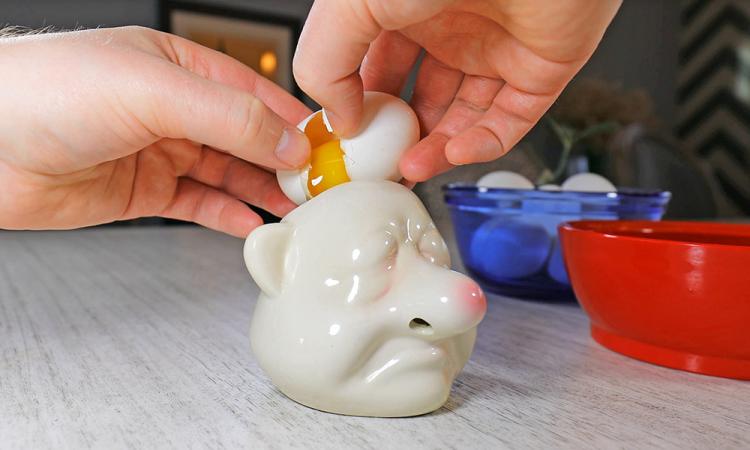 Funny Bogeyman Booger Man Snot Nose Egg Separator
