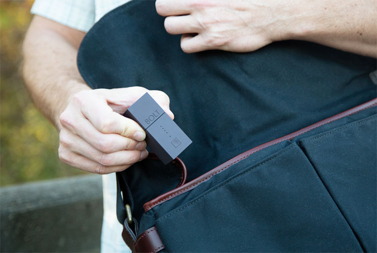 Bolt Smallest Wall Charger - Battery Backup Combo