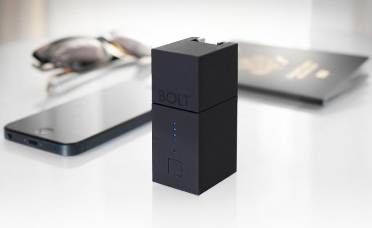 Bolt Smallest Wall Charger - Battery Backup Combo