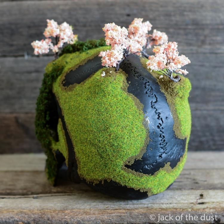 Bonsai Skulls - Fake Human Skull Nature Decor Art Pieces