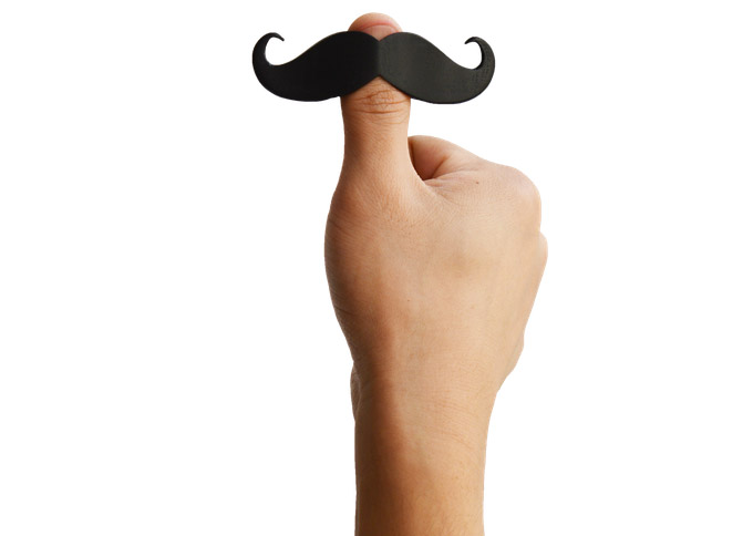 Book Mustache - Mustache book page holder