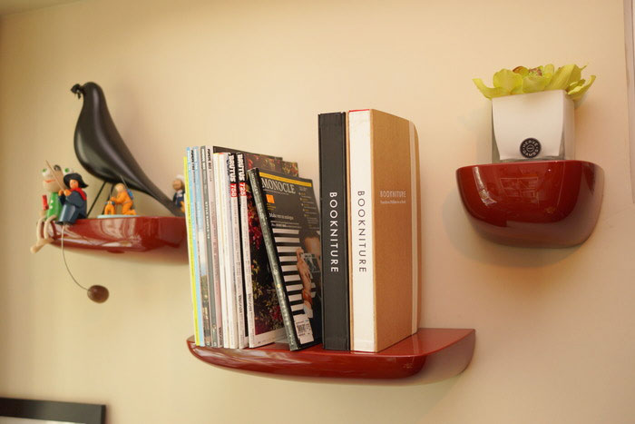 Bookniture Book Chair - Honeycomb book table and stool - Book Futniture Design