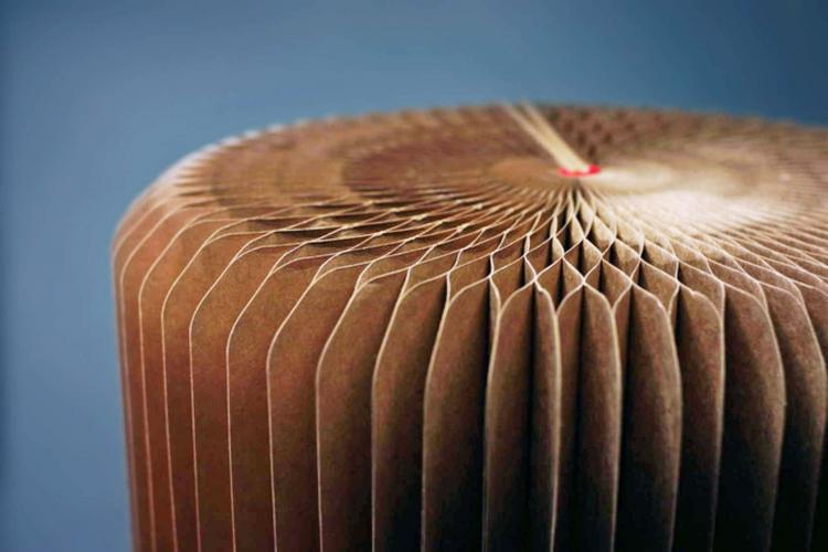Bookniture Book Chair - Honeycomb book table and stool - Book Futniture Design