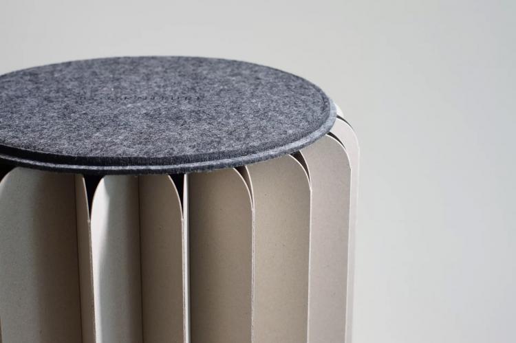 Bookniture Book Chair - Honeycomb book table and stool - Book Futniture Design