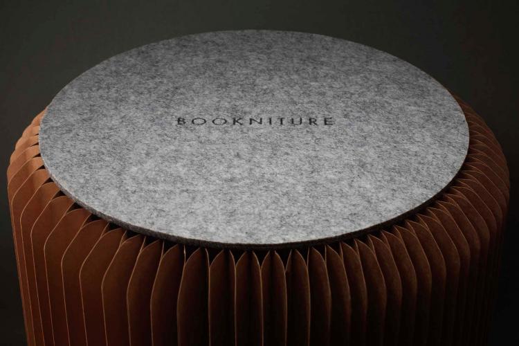Bookniture Book Chair - Honeycomb book table and stool - Book Futniture Design