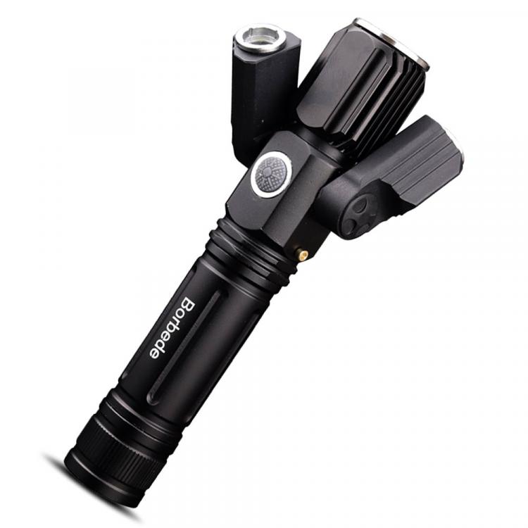 Borbede LED Flashlight with 3 Heads