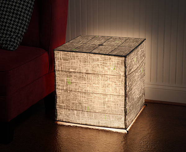 Star Trek Borg Cube Giant Floor Lantern