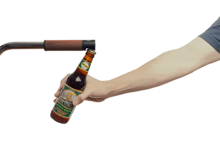 Bicycle Grip Bottle Opener