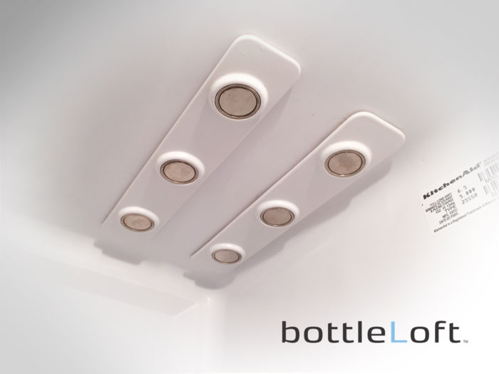 BottleLoft Magnetic Bottle Holder For Refrigerator