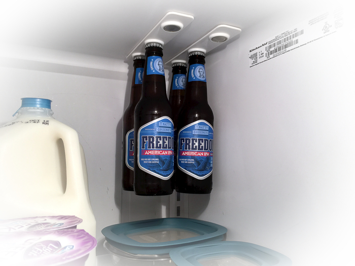 BottleLoft Magnetic Bottle Holder For Refrigerator