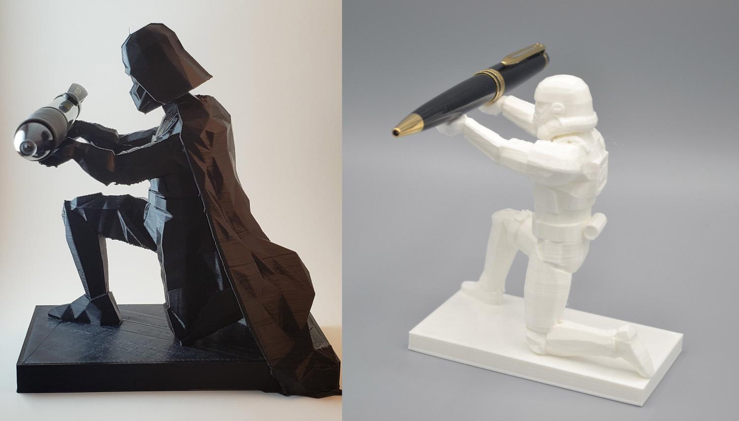 Bowing Darth Vader Pen Holder - Bowing Stormtrooper Pen Holder