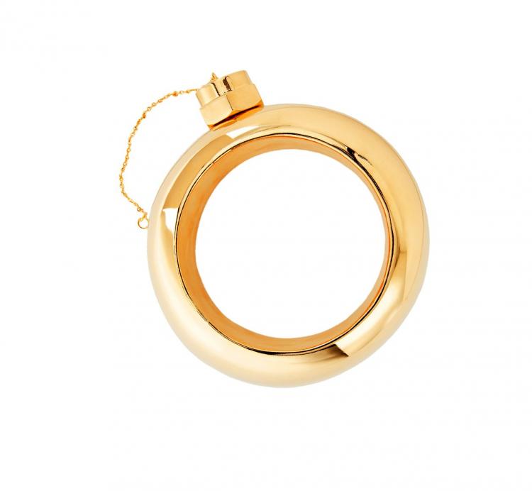 Gold Plated Bracelet Flask